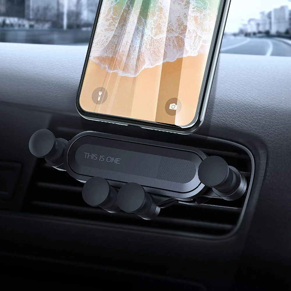 

Universal Car Phone Holder For iPhone X XS Max Samsung Huawei Car Air Vent Mount Holder Gravity Mobile Phone Holder Navigation