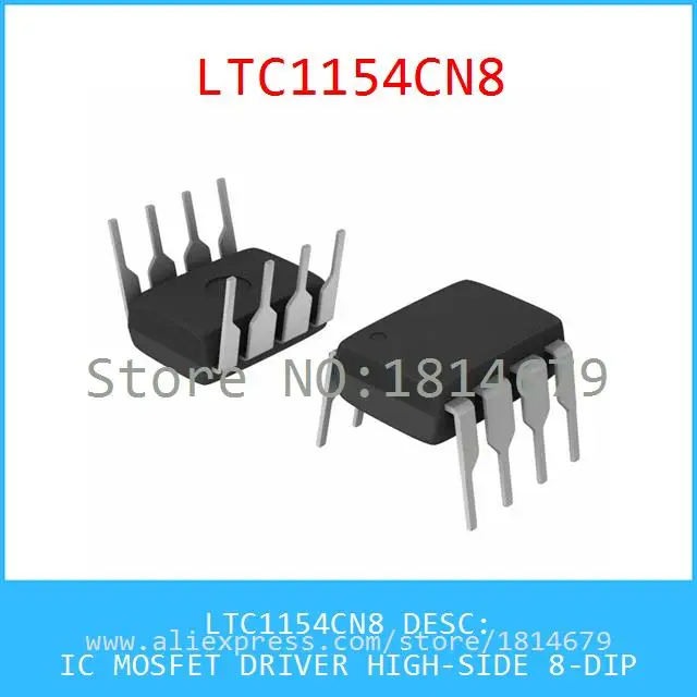 Free Shipping 1PCS/lot LTC1154CN8 IC MOSFET DRIVER HIGH-SIDE 8-DIP 1154 LTC1154 |