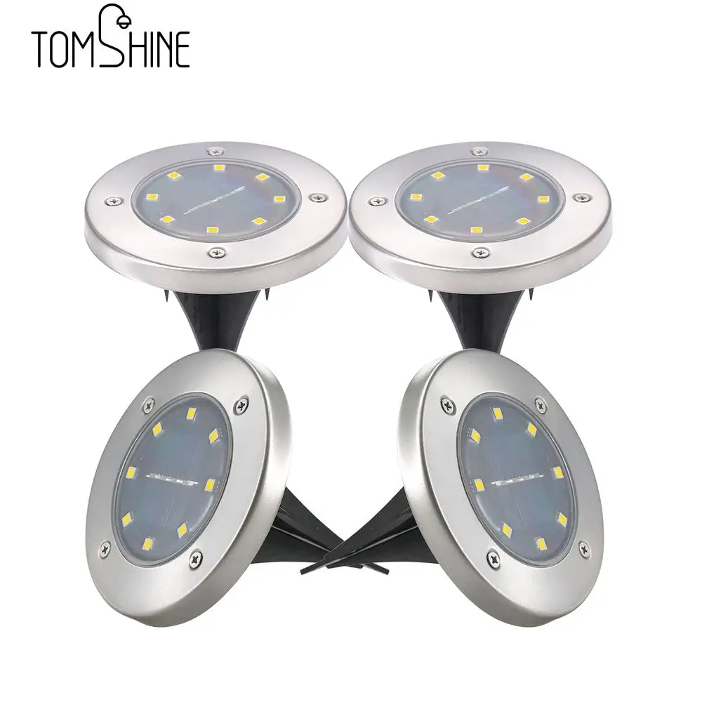 

4Pcs Solar Ground Light Lawn Lamps Outdoor Lamp IP65 20LM Path Garden Landscape Spike Lighting for Yard Driveway Lawn Pathway