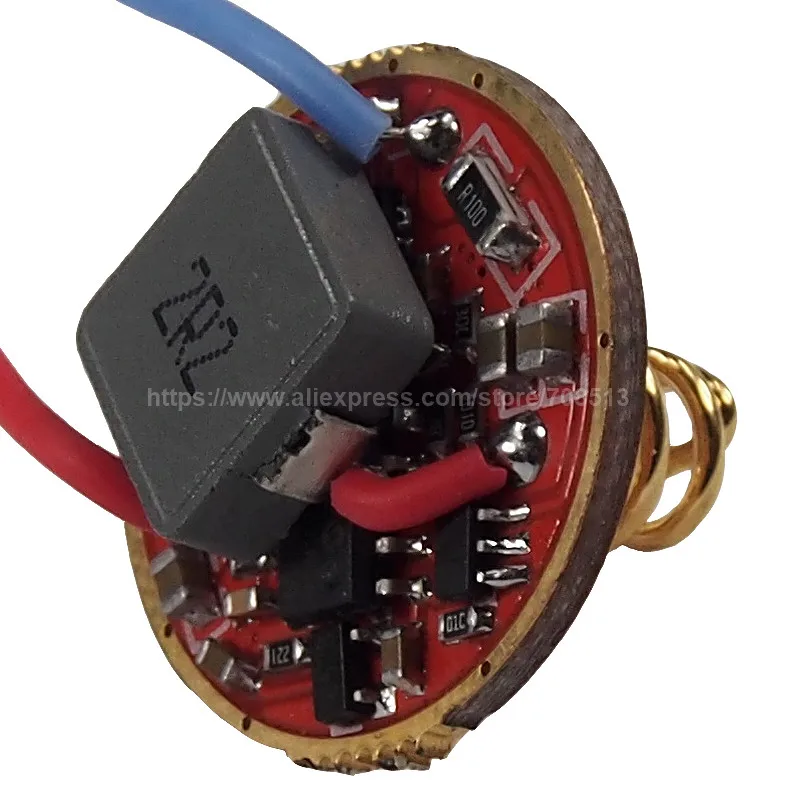 H2-C 22 мм 1.5A 1 или 2-cell 1-Mode или 5-Mode Boost Driver печатная плата для Cree XHP35/XHP50 12V(1 шт