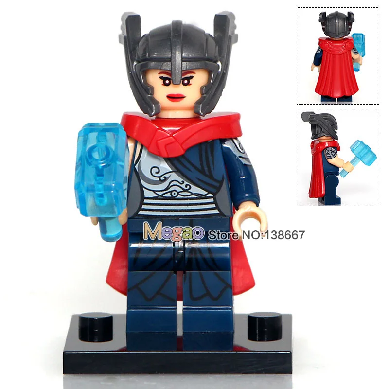 

Building Blocks Single Sale XH735 Thor Jane Foster Mini Dolls Super Heroes A Nurse Journey into Mystery Toys For Children X0176