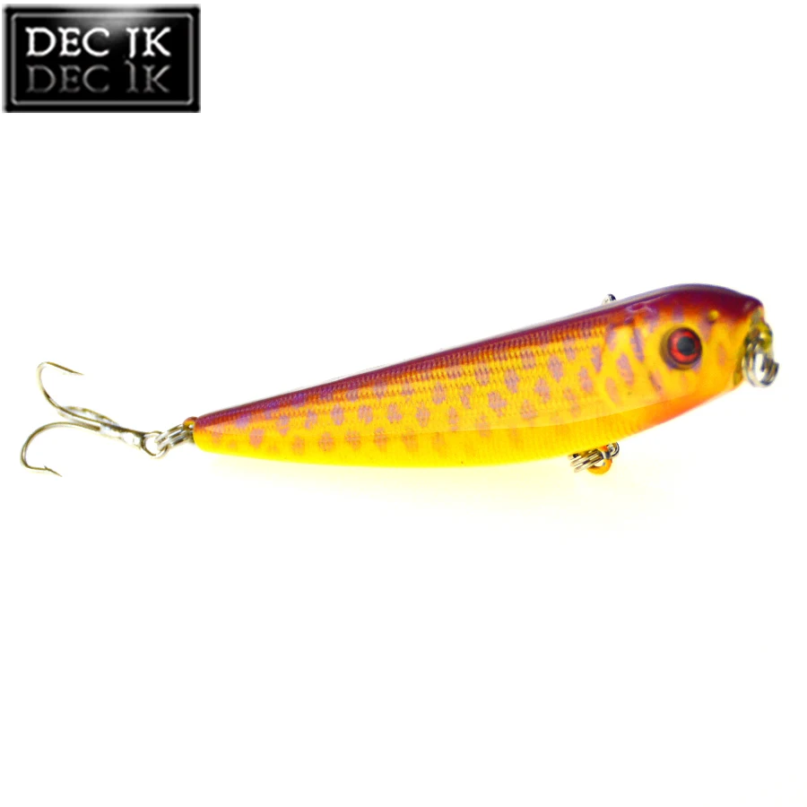 16PCS Popper Hard Plastic Artificial Baits Sets Of Fishing Lure Supplies Jerkbait Poper Swimbait Fish Tackle Laser Bait For Pike (7)