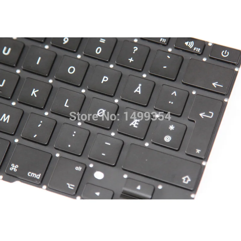 5 шт. Новый A1398 Норвегия норвежский клавиатура для Apple MacBook Pro 15 ''Retina A1398 клавиатура Норвегии Стандартный Замена 2012 -2015