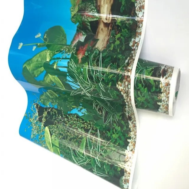 aquatic background painting 0 5 1 meter aquarium fish tank aquarium background paper