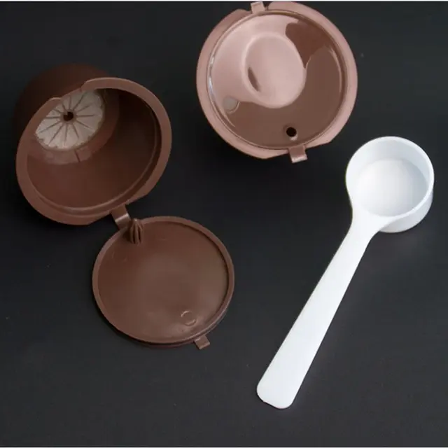 Best Offers 1Pc Reusable Coffee Capsules Filter Cup Refillable Coffee Dripper Tea Baskets Dolci Gusto Capsule Sweet Coffeeware Best Offers 1Pc Reusable Coffee Capsules Filter Cup Refillable Coffee Dripper Tea Baskets Dolci Gusto Capsule Sweet Coffeeware