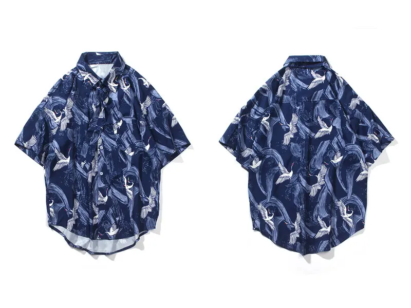 Japanese Crane Shirts 1