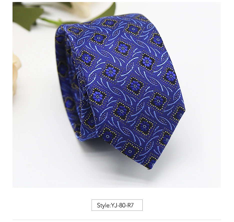 IHGSNMB мужской галстук 6 см модные жаккардовые Цветочные Галстуки роскошные полосатые галстуки в клетку Corbatas Gravata Mens Свадебный деловой Тонкий галстук