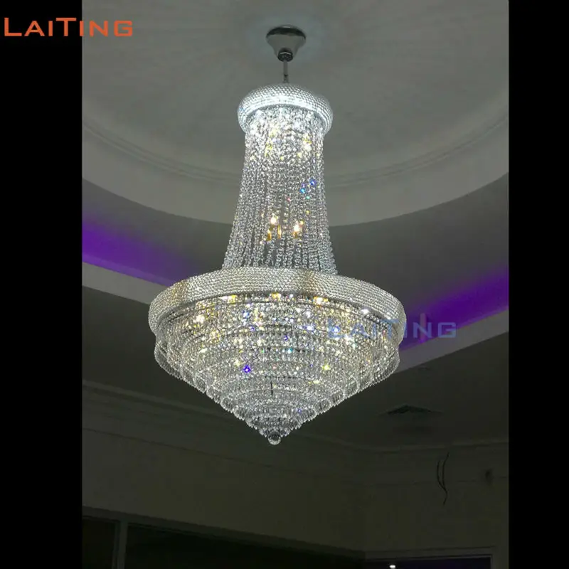 Laiting Lighting Empire элегантная деревенская люстра золотистая прозрачная K9 хрустальная