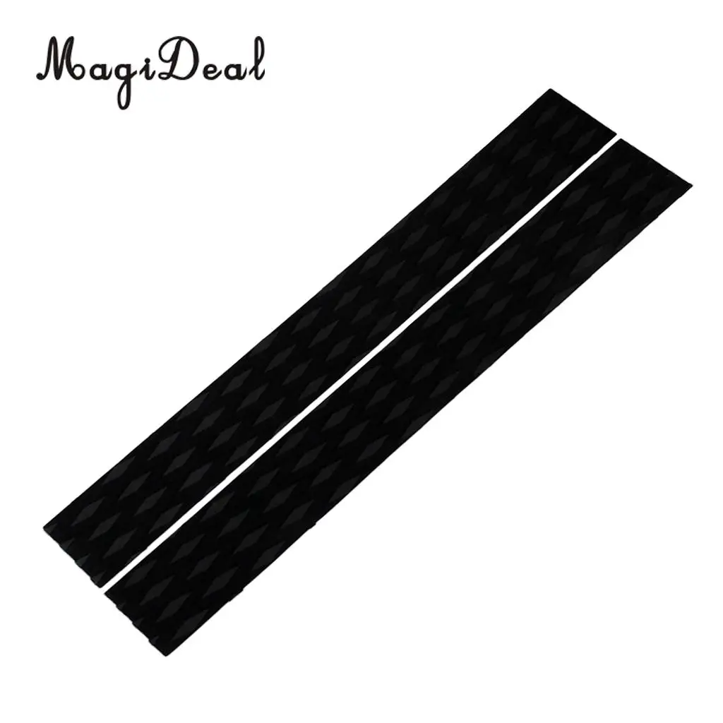 2Pcs EVA 61x7.6cm Surfing Surf SUP Surfboard Traction Pad Bar Grips for Skimboard Longboard Boay Board Paddle Board Accessories