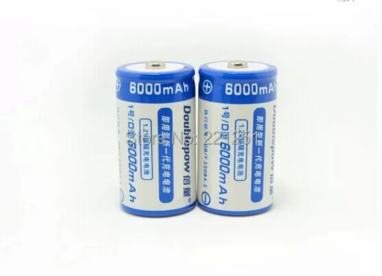 

2pcs 1.2 v Nickel cadmium rechargeable batteries, D rechargeable battery 6000 ma, water heater 1 battery