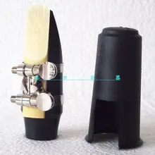 Отличные мундштук саксофона сопрано с лигатурой и крышкой и тростниками