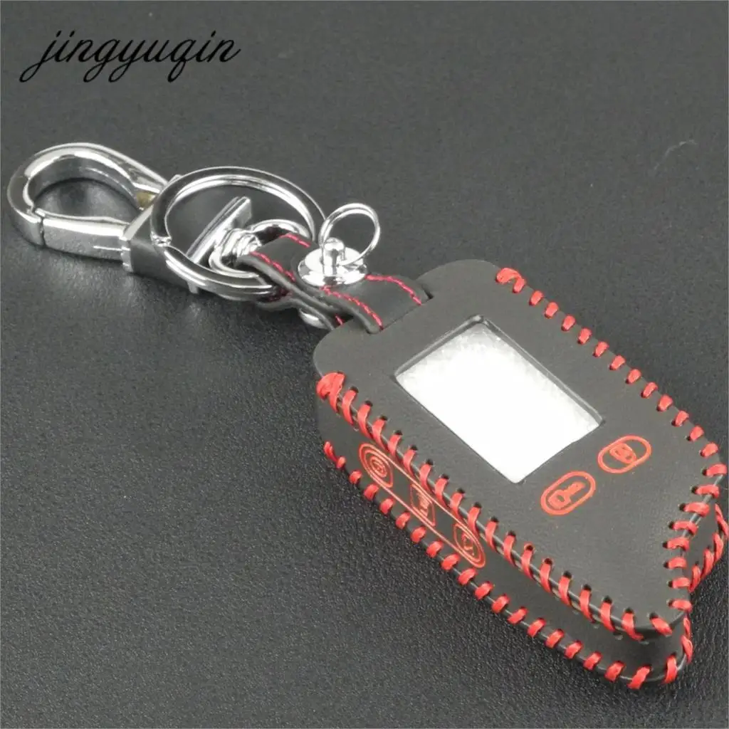 Кожаный чехол для ключей jingyuqin TW9010 TW9030 Tomahawk TW 9010 9030 TwoWay с ЖК-дисплеем и