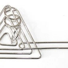 10 шт./партия сложные треугольной формы металлические головоломки Пазлы игры