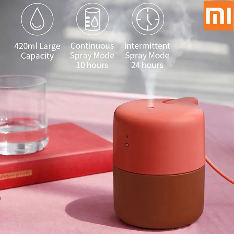 

Xiaomi Smart Air Humidifier VH 480ML USB Desktop Humidifier Silent Air Purifier For Home Kitchen Office