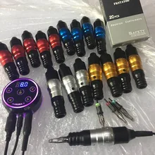 Мощная татуировочная ручка роторная татуировочная машина Черная точность RCA моторная татуировочная машина татуировщик боди-арт