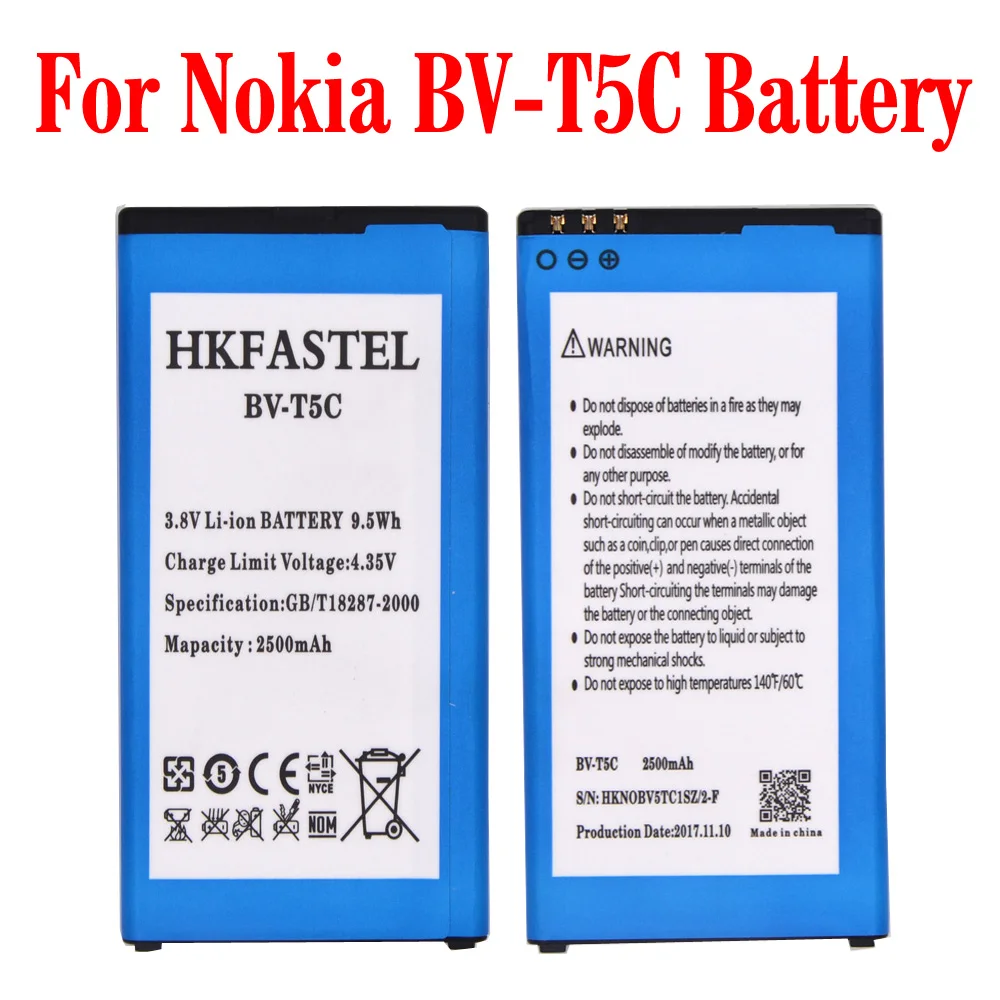 Hkfatel новый литий ионный аккумулятор для Nokia Lumia 640 RM 1113 1073 Dual 1077 BVT5C мобильного