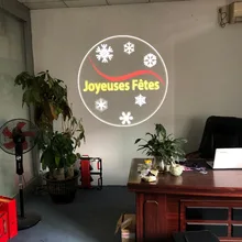 Рекламный Светодиодный проекционный светильник с логотипом, наружный водонепроницаемый проекционный знак магазина D