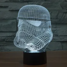 Lamp font b 3D b font font b Led b font for Desk Table Clone Troopers