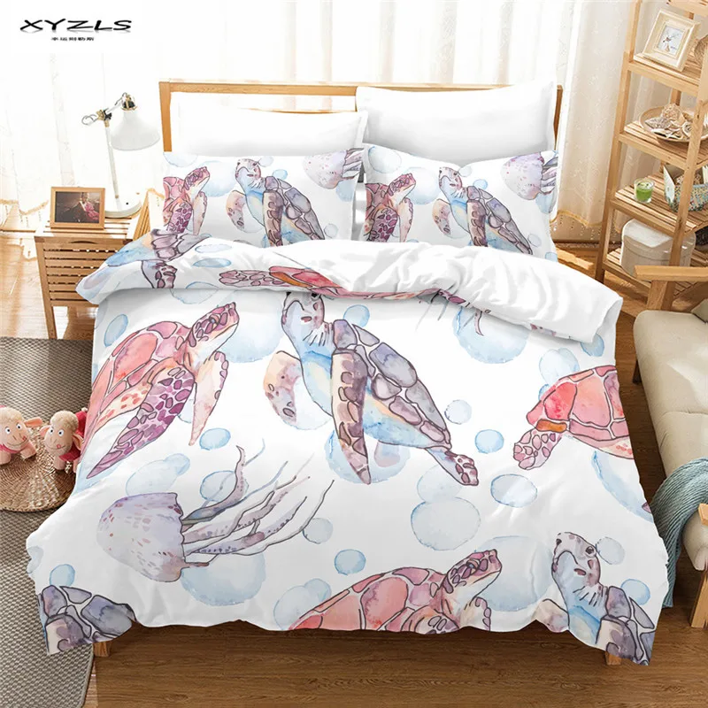 XYZLS американский стиль комплект постельного белья Twin Queen King Size с животным принтом