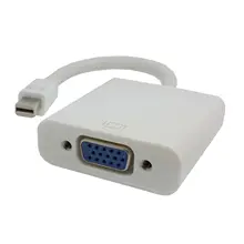 Mini Displayport DP к VGA RGB Женский Видео Кабель-адаптер для Apple Macbook Pro Air Mini Поддержка ATI Eyefinity