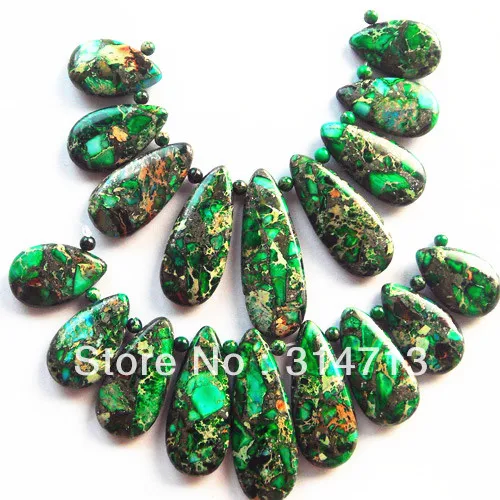 Комплект из 9 зеленых подвесных бусин для моря/пирита 2 шт.|beads 2|pendant beadsbeads set |