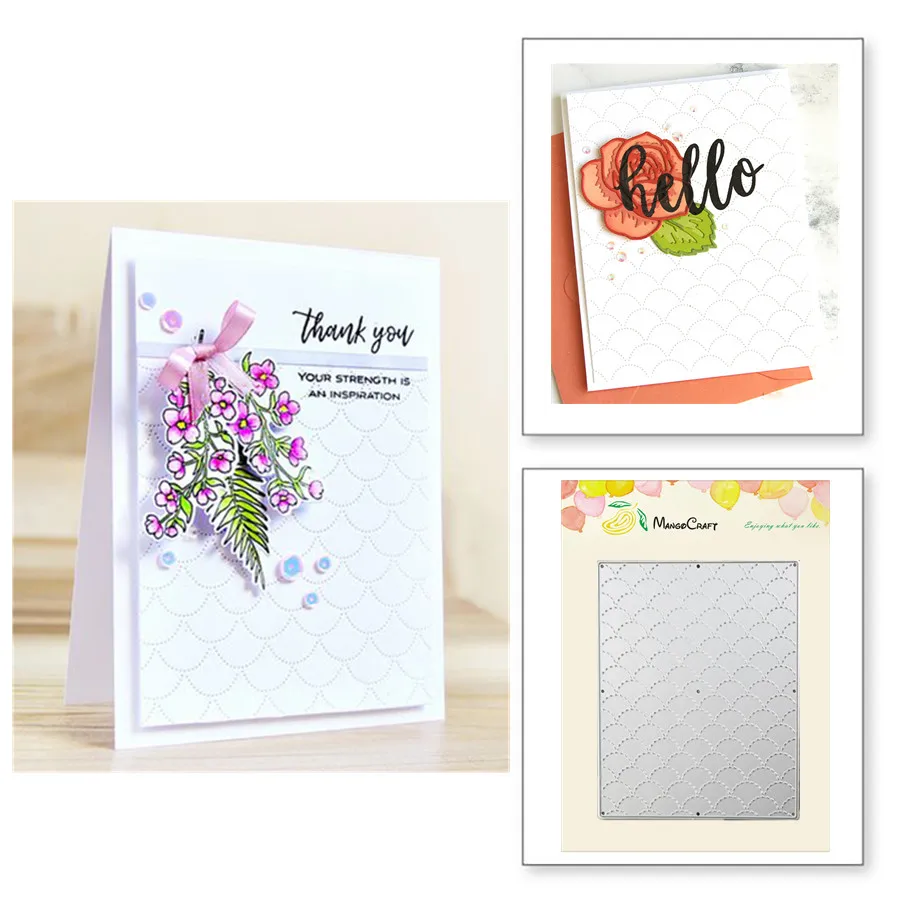 

Lace Background Die Metal cutting dies frame craft cutting die embossing stencil for handmade Paper card making scrapbooking