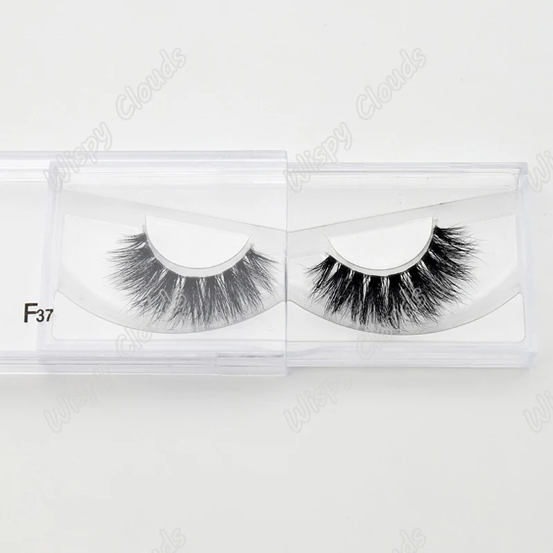 Lash Crystal Invisibl 3D норковые ресницы прозрачные накладные ресницы толстые натуральные Длинные Накладные ресницы макияж 10 стилей 1 пара - Длина: F37