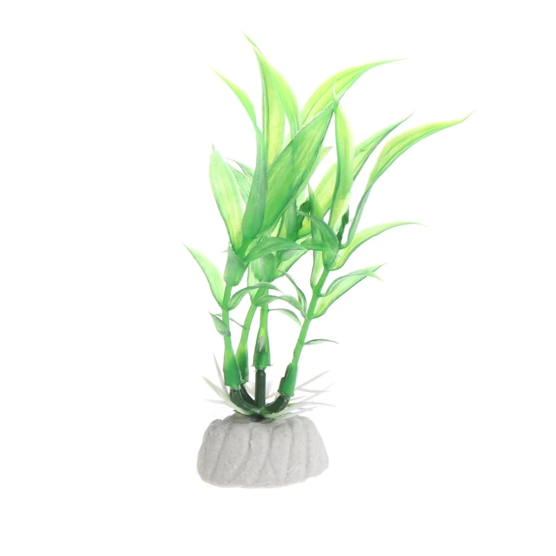 10 Pcs Aquatic Plants Aquarium Fish Tank Ornament Decoration Artificial Bamboo fish Tank