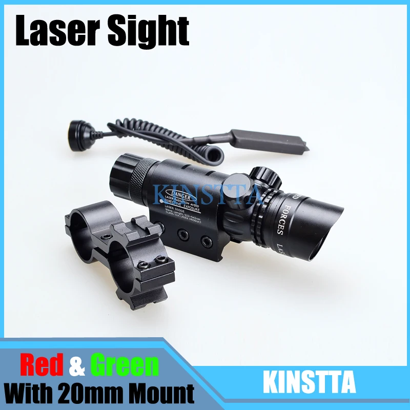 KINSTTA Tactical Bore Sight Green / Red Dot Laser Sight Scope Designator Emitter Airsoft Rifle Gun Laser Scope For Airsoft KINSTTA Tactical Bore Sight Green / Red Dot Laser Sight Scope Designator Emitter Airsoft Rifle Gun Laser Scope For Airsoft