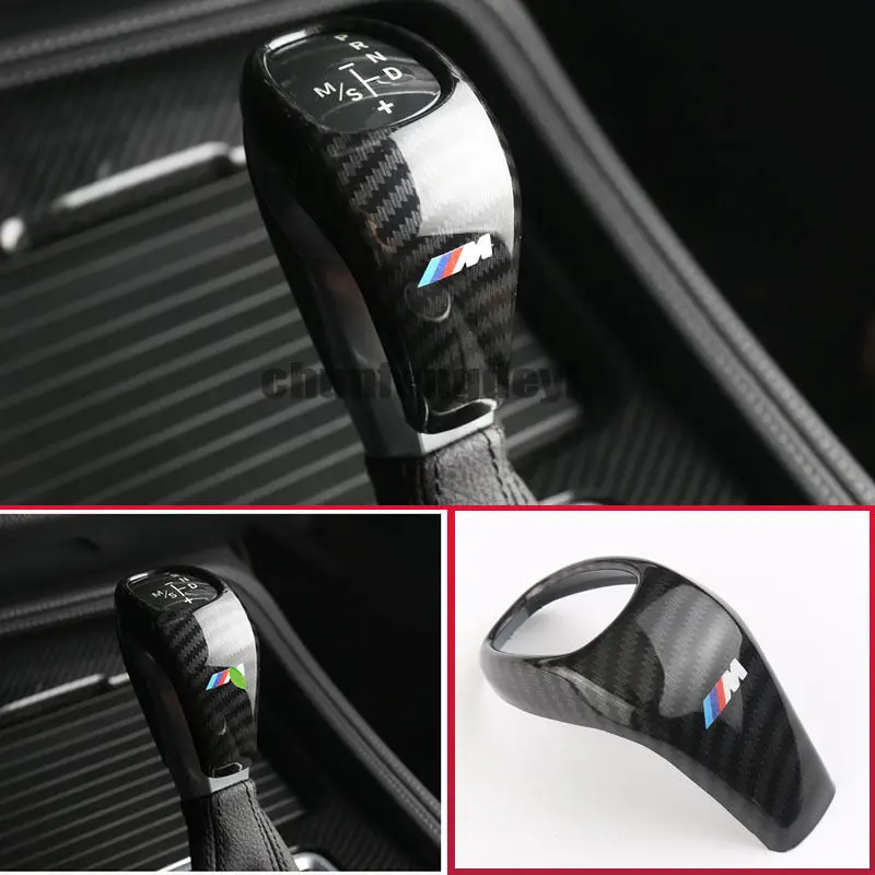 

Carbon Fiber Gear Shift Knob Cover Trim Fit for BMW X1 F48 2016 2017