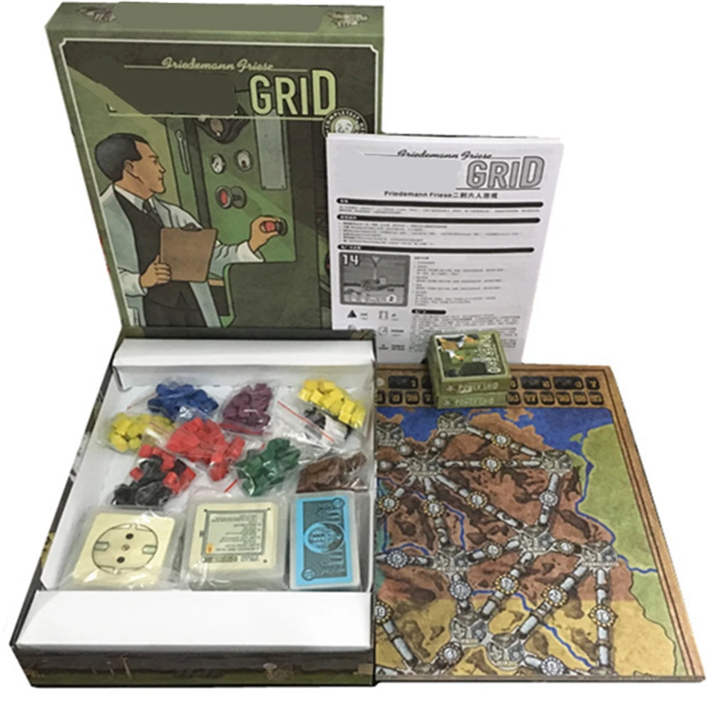 8 Countries Maps Expansion Power Grid Board Game 2 6 Players Family/Party  Best Gift for Children Cards Game With Extended|Board Games| - AliExpress