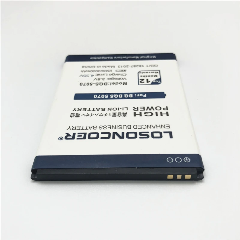 LOSONCOER 3750mAh BQS-5070 для BQ BQS 5070 Magic Nous NS 5004 сменный литий-ионный аккумулятор для телефона