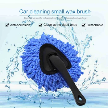 

Car Cleaning Brush Microfiber Short Handle Cleaning Brush Car Home Clean Care Tool Portable Washable Window Clean Dusting Tool