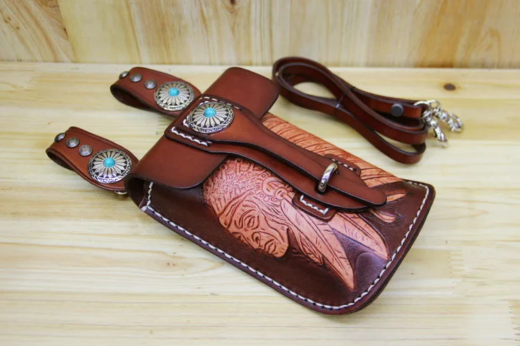 Frauen Gürteltasche Taschen Carving schokolade Schulter Kuh Handtaschen Taille Tasche brown Schwarzes Gegerbtem Vintage Reiten Chiefs 2 3 Pflanzlich Männer Leder 1 Messenger gdqgpA