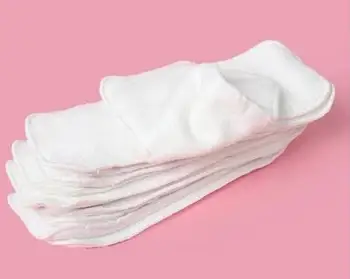 

2 Layers microfiber cloth diaper insert washable reusable baby cloth diapers nappy inserts 100pcs/lots free shipping