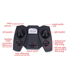 2017 New RC Quadcopter WiFi FPV Drone With Camera 0.3MP 480P Altitude Hold Foldable Dron Remote Control RC Helicopter X18