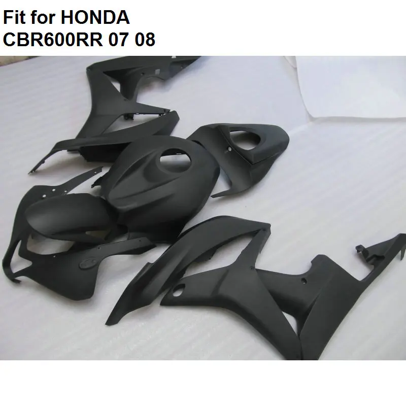 Запасные части для кузова Honda CBR 600RR 07 08 черный матовый комплект обтекателей CBR600RR