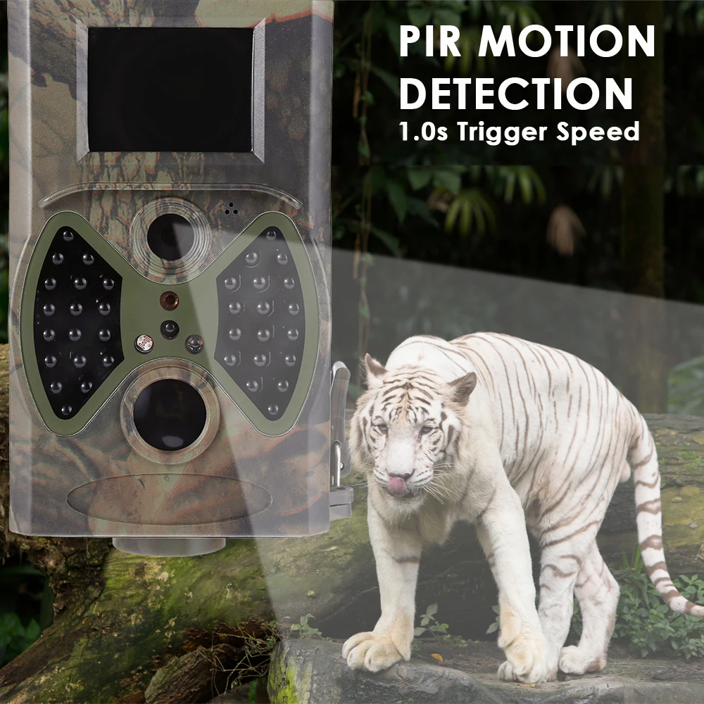  PIR Mini Trail Camera 12MP Infrared Hunting Cameras Trap 1080P Photo Traps Battery IP65 Surveillanc