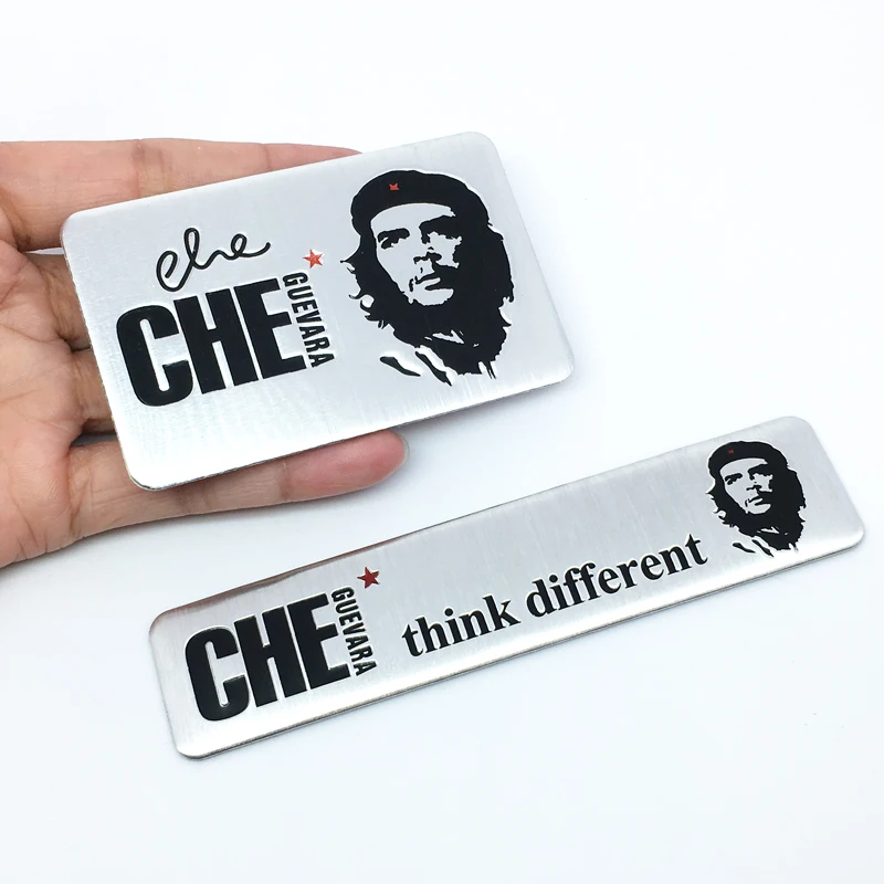 

FTDF 3D car styling Che Guevara Think Different Revolutionary Free Fighter Hero Car Sticker for BMW e46 audi a3 ford alfa romeo