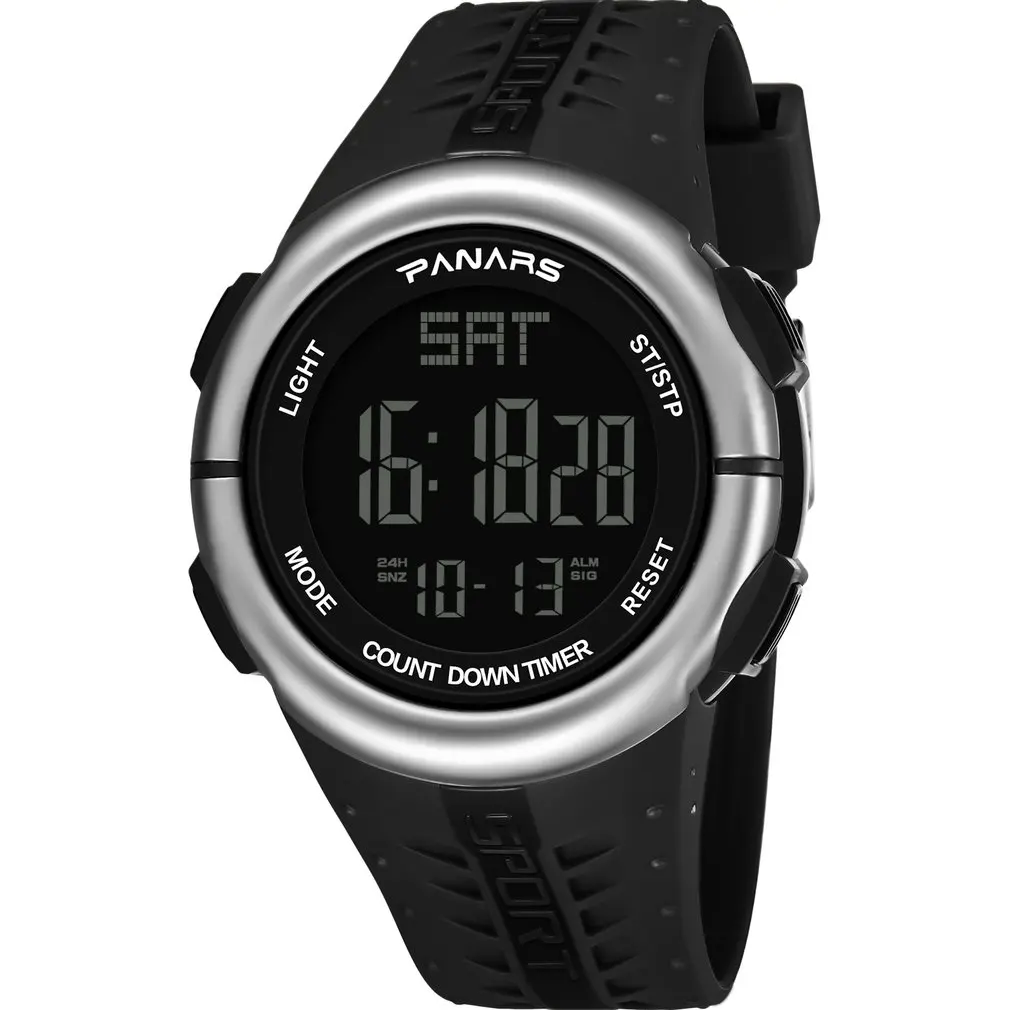 

Men's Watch PANARS Waterproof Noctilucent Muti-Funtional Male Sport Electronic Watch PANARS8002