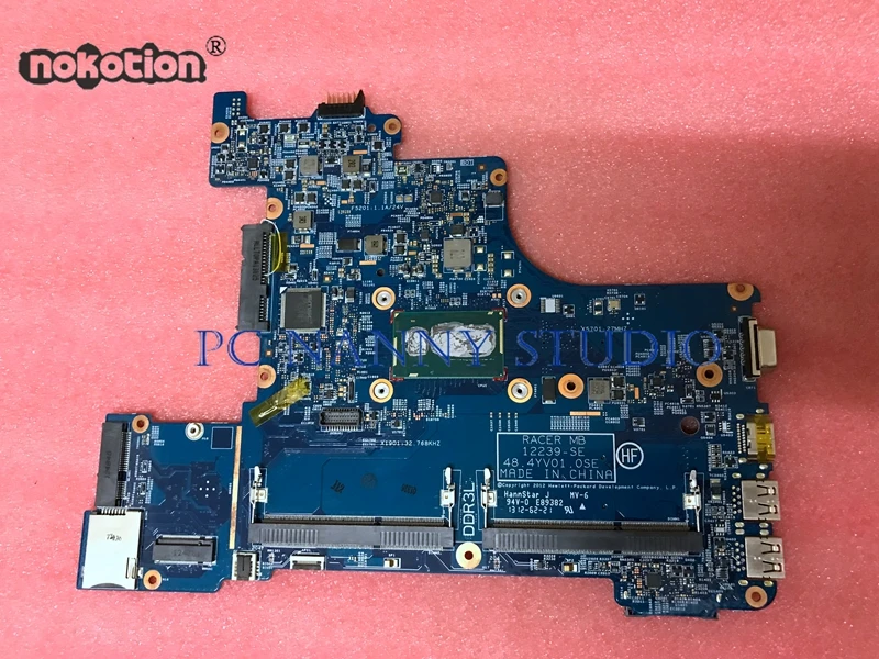 Материнская плата PCNANNY для ноутбука HP ProBook 430 G1 55.4YV01 12239-SE 488.4yv01.0se материнская DDR3 |