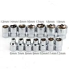 14Pcs 3/8" Drive Socke Set 6 7 8 9 10 11 12 13 14 15 16 17 18 19mm Socket Wrench Set 6 Point Socket Bit Adapter Car Repair Tools 2