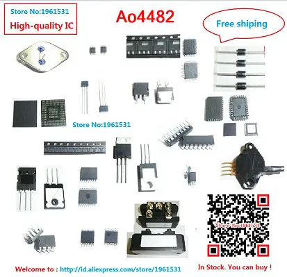 5PCS X AO4482 MOSFET N-CH 100V 6A 8SOIC Alpha
