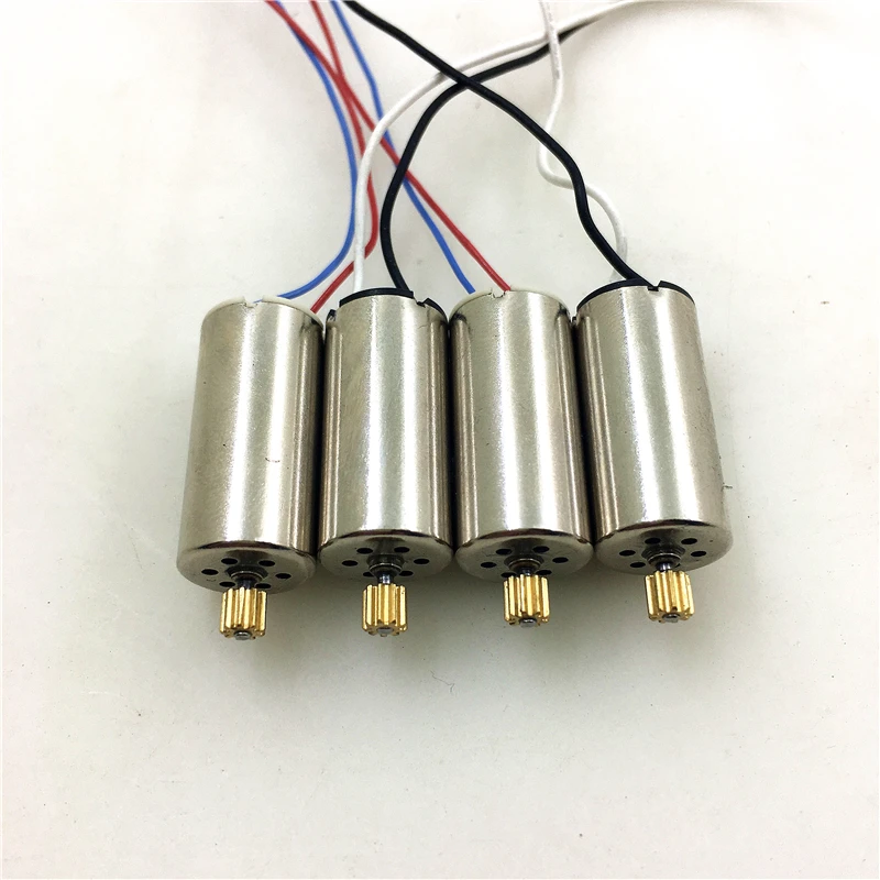 Двигатель для квадрокоптера SJR/C SJRC S20 S20W запасные части дрона 4 шт./компл.
