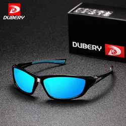 DUBERY Поляризованные солнечные очки ночного видения мужские вождения солнцезащитные очки для мужчин квадратный спортивный бренд Роскошные