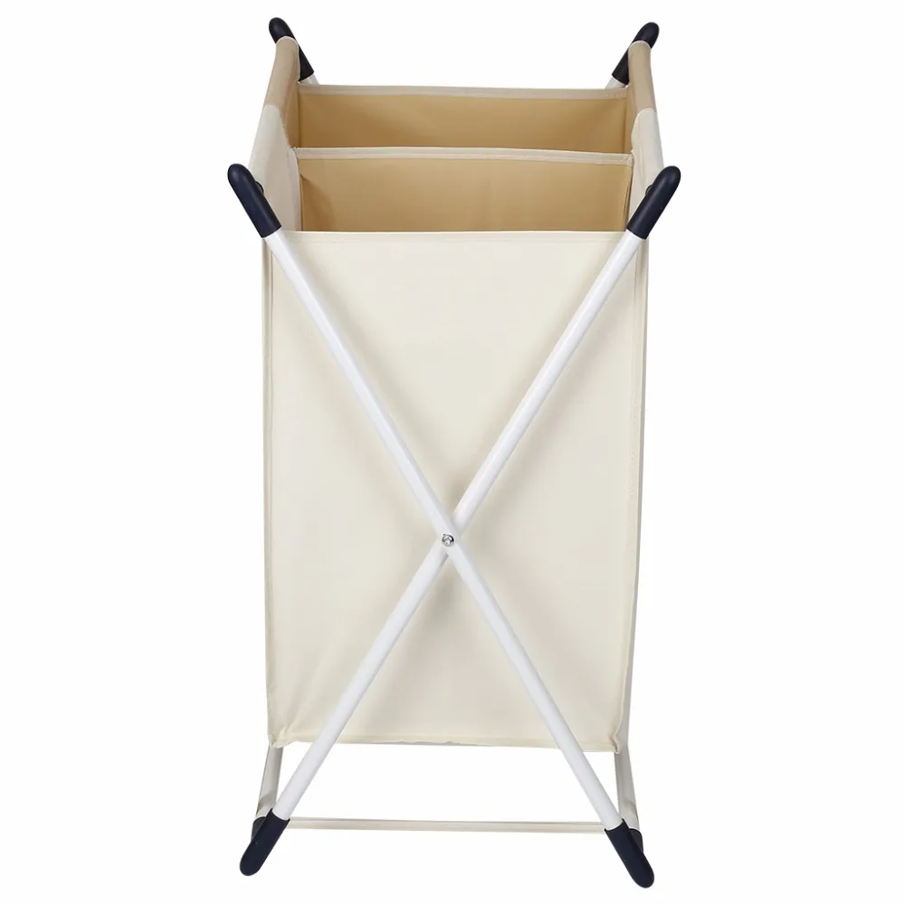 two compartment hamper
