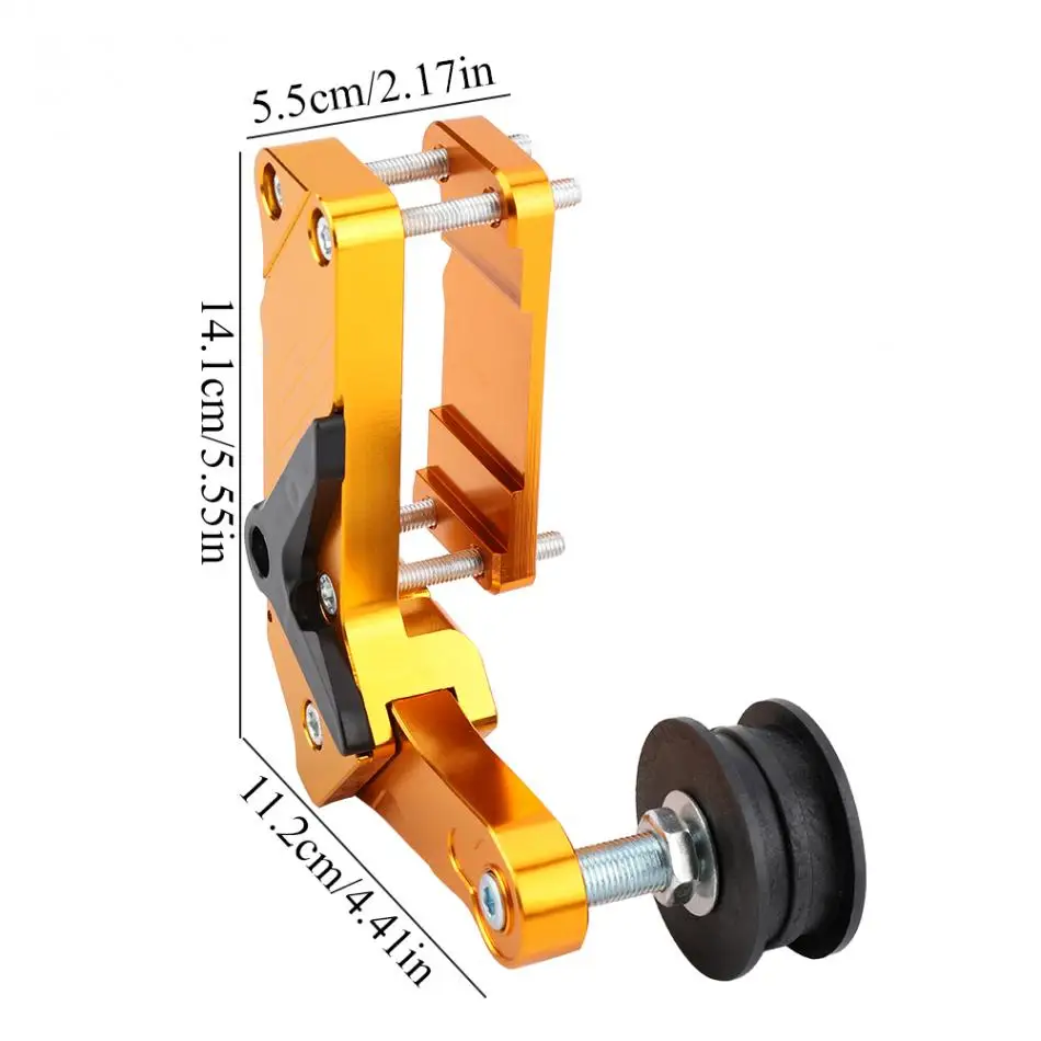 Регулятор цепи мотоцикла натяжитель ролик CNC из алюминиевого сплава универсальный инструмент мотоцикл регулятор цепи