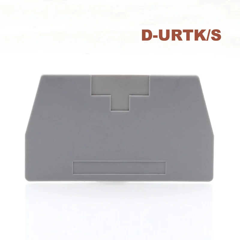 5/10Pcs Current Test Wiring End plate D-URTK/S Din Rail Screw Terminal Block URTK/S Accessories Baffle Closure | Обустройство дома