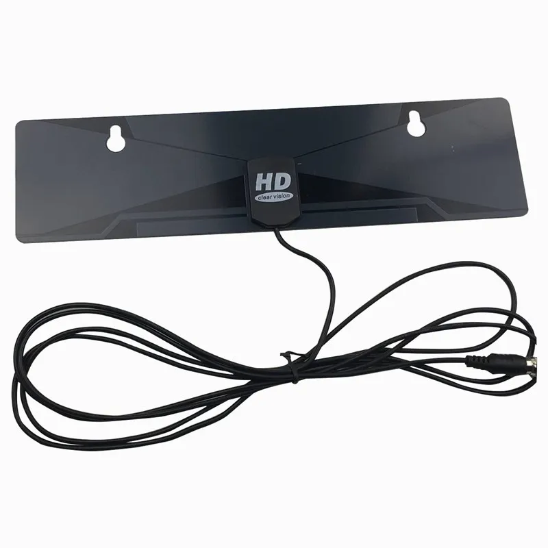 

Digital Indoor TV Antenna 1080P HDTV HD VHF UHF FM Flat Box Ready High Gain