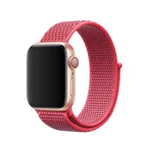 2018 Nova Nylon Loop para A Apple Relógio Series4 40mm/44mm Macio Respirável Tecido Nylon Strap Fit For relógio maçã Series3 38mm/42mm